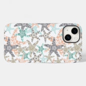 Coques Case-Mate iPhone Motif sans Seamless Starfish (Verso (horizontal))
