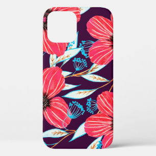Case-Mate iPhone Case Motif sans soudure à base de plantes florales dess