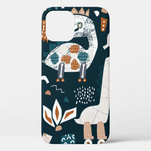 Case-Mate iPhone Case Motif sans soudure enfant avec dinosaure dessiné à