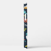 Coques Case-Mate iPhone Motif sans soudure rétro boulangerie avec points e (Verso / Droite)