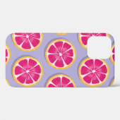 Coques Case-Mate iPhone Motif sans soudure, tranches de pamplemousse avec (Verso (horizontal))
