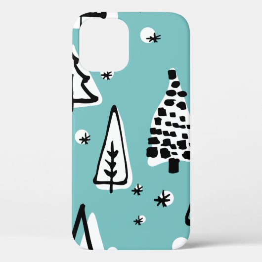 Coques Case-Mate iPhone Motif scandinave sans couture de Noël ha (Verso)
