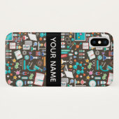 Coques Case-Mate iPhone Motif Science / Chimie (Dos (Horizontal))