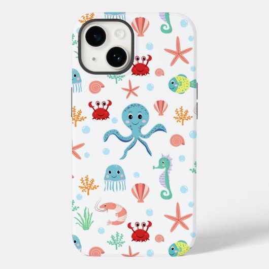 Coques Case-Mate iPhone Motif Sea World (Verso)