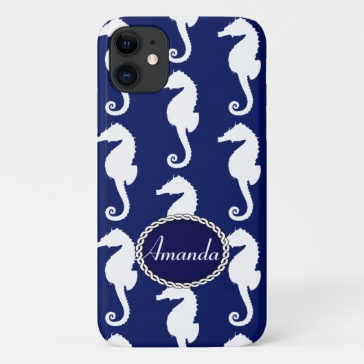 Coques Case-Mate iPhone Motif Seahorse (Dos)