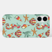 Coques Case-Mate iPhone Motif Seahorse et Seashell (Verso (horizontal))