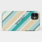 Coques Case-Mate iPhone Motif Seashore Stripes (Dos (Horizontal))