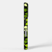 Coques Case-Mate iPhone Motif Shamrock foncé vert et noir (Verso / Droite)