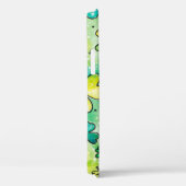 Coques Case-Mate iPhone Motif shamrock peint à la main avec colo à eau (Verso / Droite)