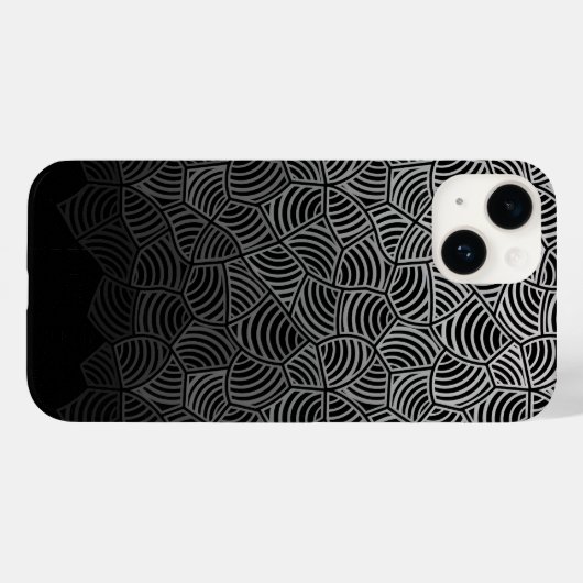 Coques Case-Mate iPhone Motif Shell.04.w Black BG (Verso (horizontal))
