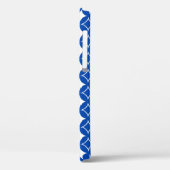 Coques Case-Mate iPhone Motif shippo bleu et blanc (Verso / Gauche)