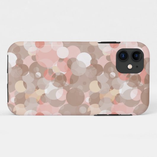 Coques Case-Mate iPhone Motif simple - Cercles (Dos (Horizontal))