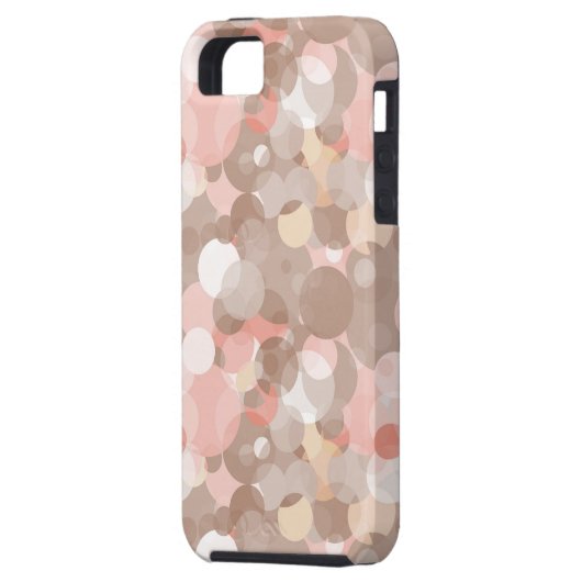 Coques Case-Mate iPhone Motif simple - cercles (Dos gauche)