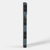 Coques Case-Mate iPhone Motif simple tartan bleu clair (Verso / Droite)