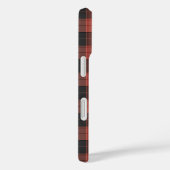 Coques Case-Mate iPhone Motif simple tartan en rouge (Verso / Droite)