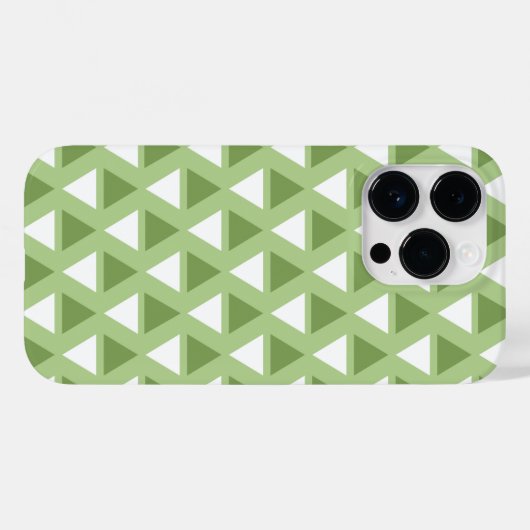Coques Case-Mate iPhone Motif simple vert pastel (Verso (horizontal))