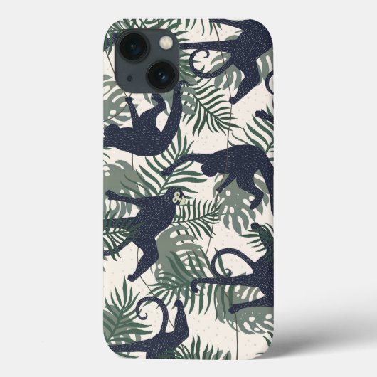 Coques Case-Mate iPhone Motif singe vintage (Verso)