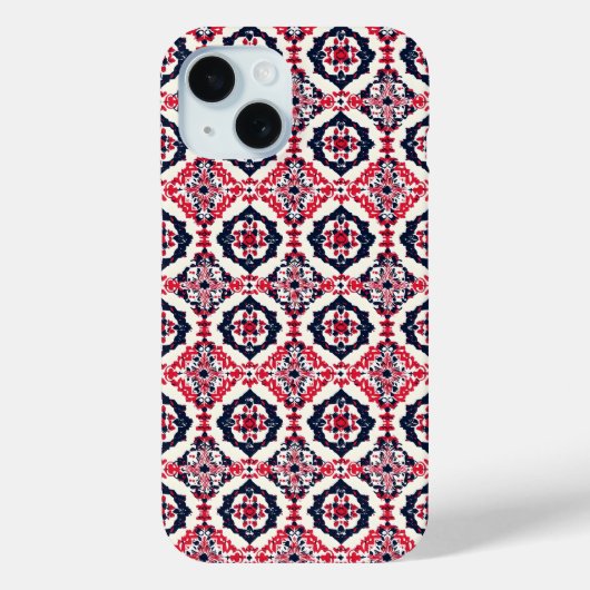 Coques Case-Mate iPhone Motif slave blanc rouge (Verso)