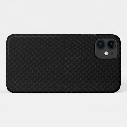 Coques Case-Mate iPhone Motif Snakeskin noir (Dos (Horizontal))