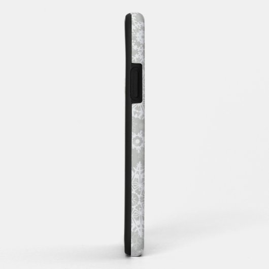 Coques Case-Mate iPhone Motif Snowflake (Dos/Droite)