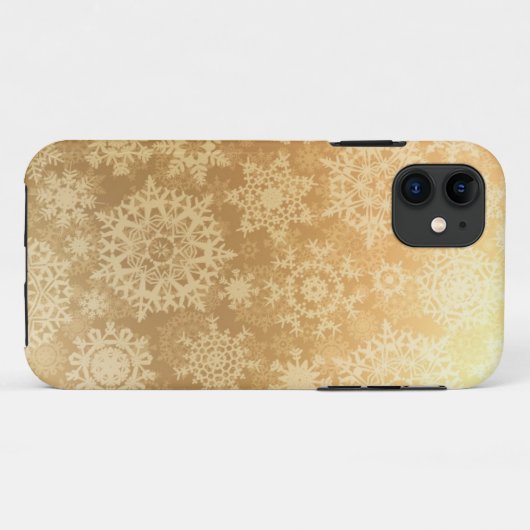 Coques Case-Mate iPhone Motif Snowflake (Dos (Horizontal))