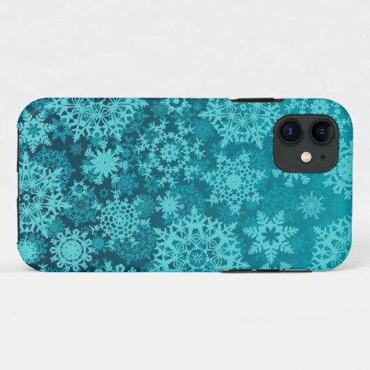 Coques Case-Mate iPhone Motif Snowflake (Dos (Horizontal))