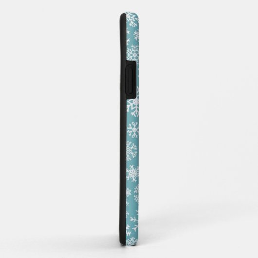 Coques Case-Mate iPhone Motif Snowflake (Dos/Droite)