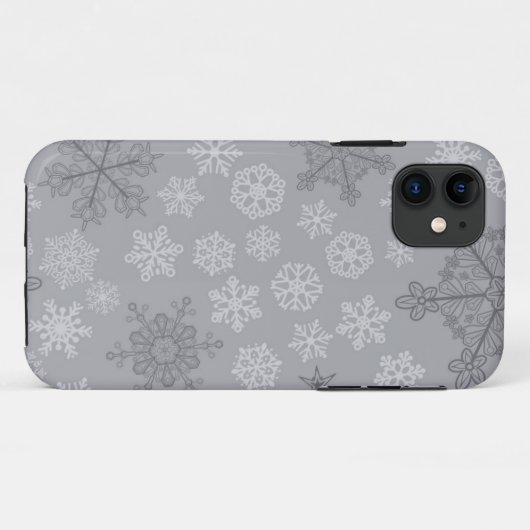 Coques Case-Mate iPhone Motif Snowflake (Dos (Horizontal))