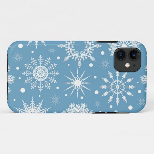 Coques Case-Mate iPhone Motif Snowflake (Dos (Horizontal))