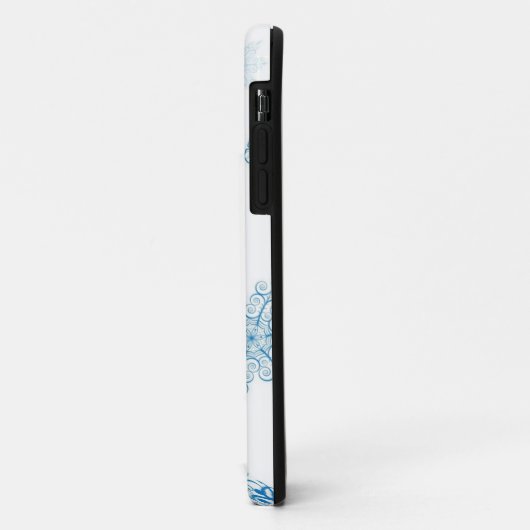 Coques Case-Mate iPhone Motif Snowflake (Dos/Gauche)