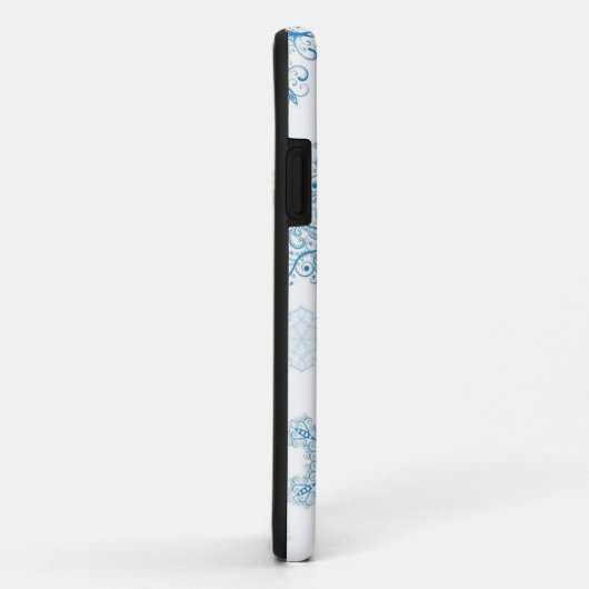 Coques Case-Mate iPhone Motif Snowflake (Dos/Droite)