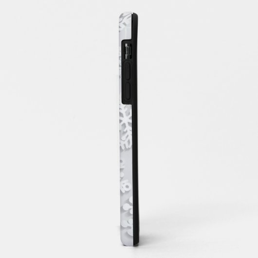 Coques Case-Mate iPhone Motif Snowflake (Dos/Gauche)