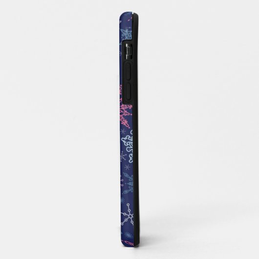 Coques Case-Mate iPhone Motif Snowflake (Dos/Gauche)