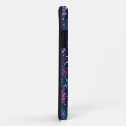 Coques Case-Mate iPhone Motif Snowflake (Dos/Droite)