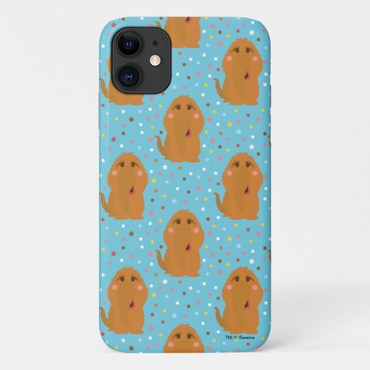 Coques Case-Mate iPhone Motif Snuffleupagus Blue Stars & Dots (Dos)