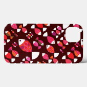Coques Case-Mate iPhone motif sous-marin de poisson rétro Abstrait (Verso (horizontal))