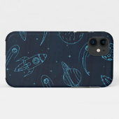 Coques Case-Mate iPhone Motif spatial (Dos (Horizontal))
