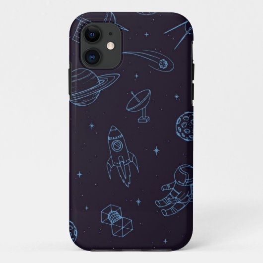 Coques Case-Mate iPhone Motif spatial (Dos)