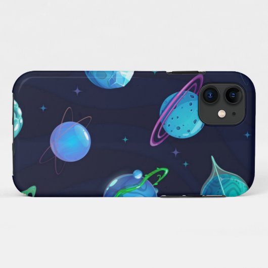 Coques Case-Mate iPhone Motif spatial (Dos (Horizontal))