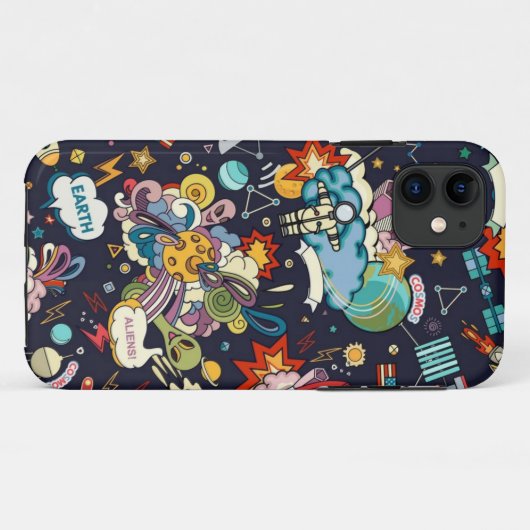 Coques Case-Mate iPhone Motif spatial (Dos (Horizontal))