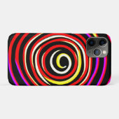 Coques Case-Mate iPhone Motif spiral coloré (Dos (Horizontal))