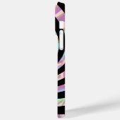 Coques Case-Mate iPhone Motif spirale aux couleurs pastel (Verso / Gauche)