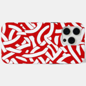Coques Case-Mate iPhone 💫 Motif Spiralé Rouge et Blanc 🎨 (Verso (horizontal))