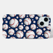 Coques Case-Mate iPhone Motif sportif de baseball (Verso (horizontal))