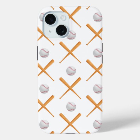 Coques Case-Mate iPhone Motif sportif de baseball Batup (Verso)
