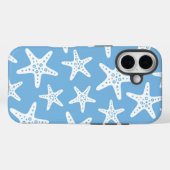 Coques Case-Mate iPhone Motif Starfish Bleu (Verso (horizontal))