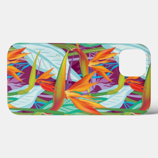 Coques Case-Mate iPhone Motif Strelitzia (Verso (horizontal))