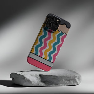 Coque iPhone 15 Pro Motif style Crayon Super rétro