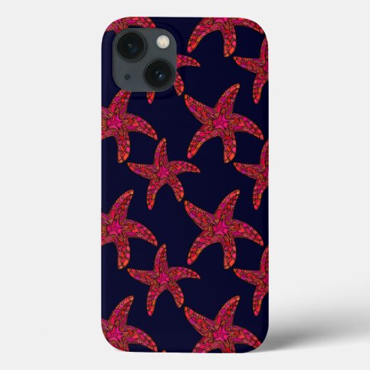Coques Case-Mate iPhone Motif style Starfish (Verso)