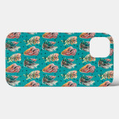 Coques Case-Mate iPhone Motif Succulent de Cactus Graphique Abstrait (Verso (horizontal))